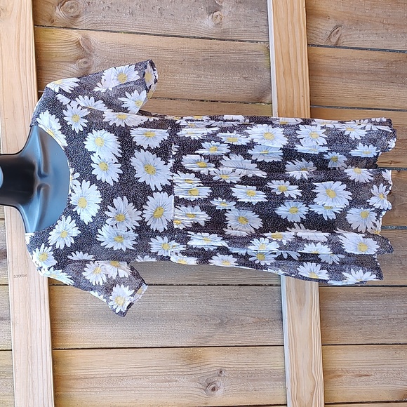 🏵️ Candice Candice Vintage 90's Daisy Babydoll Dress - Picture 1 of 9